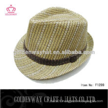 High Quality Fedora hat with Custom Ribbon